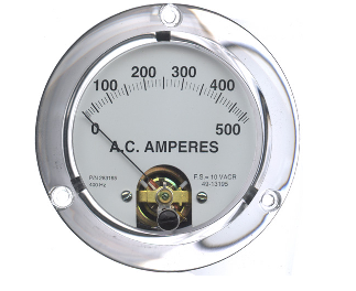 AMMETER, AC SINGLE SCALE