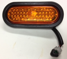 AE-LIGHT,OVAL TURN AMBER LED