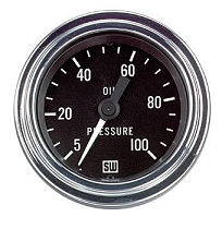 GAUGE, OIL PRESSURE